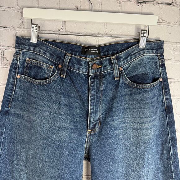Just Black Full Length High Rise Straight Leg Jeans Size 31 - Picture 3 of 9